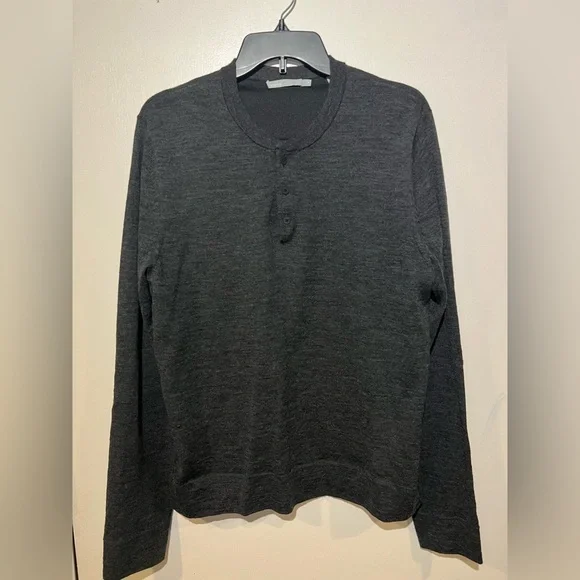 Medium Vince wool button up Henley sweater
